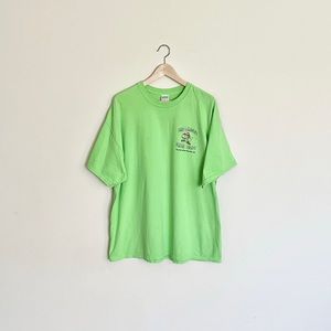 The Frosty Frog Cafe Hilton Head Island, SC Graphic Green T Shirt Adult size 2XL